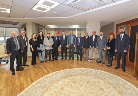 KOGACE Yönetim Kurulu, Başkan Büyükakın'ın konuğu oldu