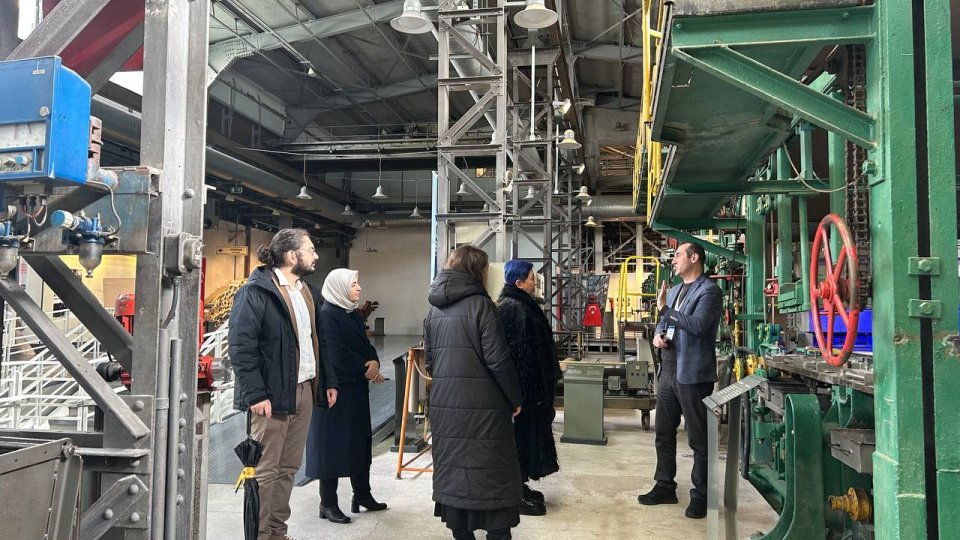 Basın mensupları  SEKA Kâğıt Müzesi'nde 